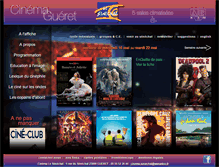 Tablet Screenshot of cinema-senechal.com